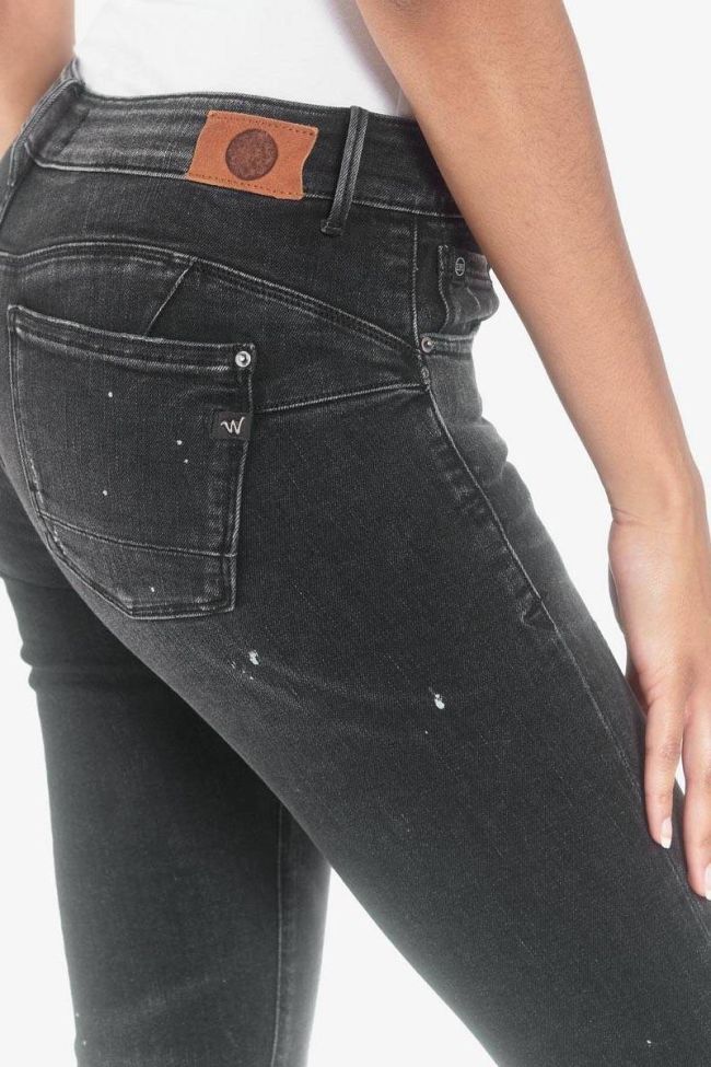 Alais pulp slim 7/8ème jeans destroy noir N°1 