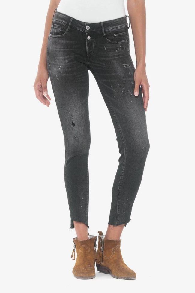 Alais pulp slim 7/8ème jeans destroy noir N°1 