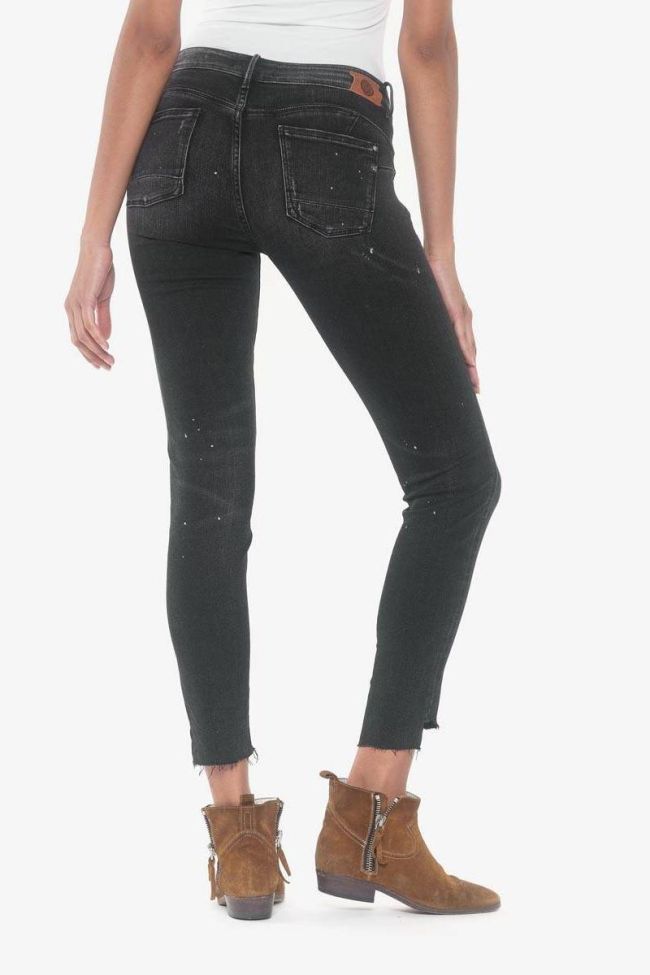 Alais pulp slim 7/8ème jeans destroy noir N°1 