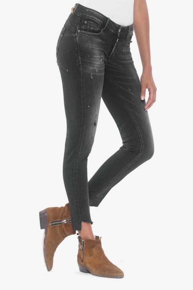 Alais pulp slim 7/8ème jeans destroy noir N°1 