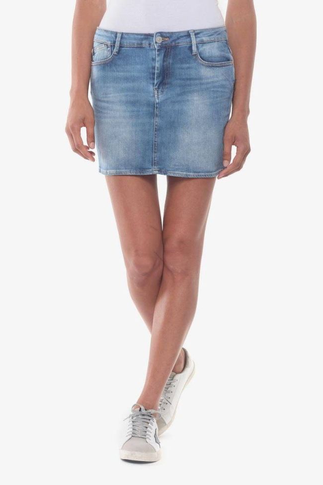 Jupe en jeans Baki bleue