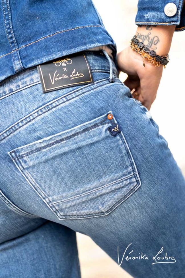 Jazz flare by Véronika Loubry jeans bleu N°2
