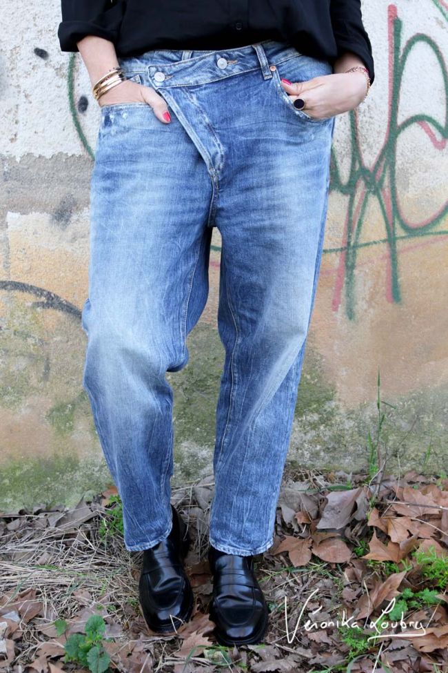 Mary boyfit destroy by Véronika Loubry jeans bleu N°4