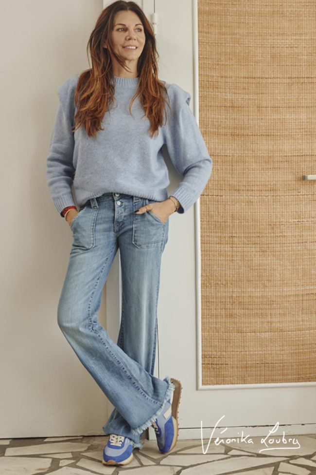 Marcel flare by Véronika Loubry jeans bleu N°4