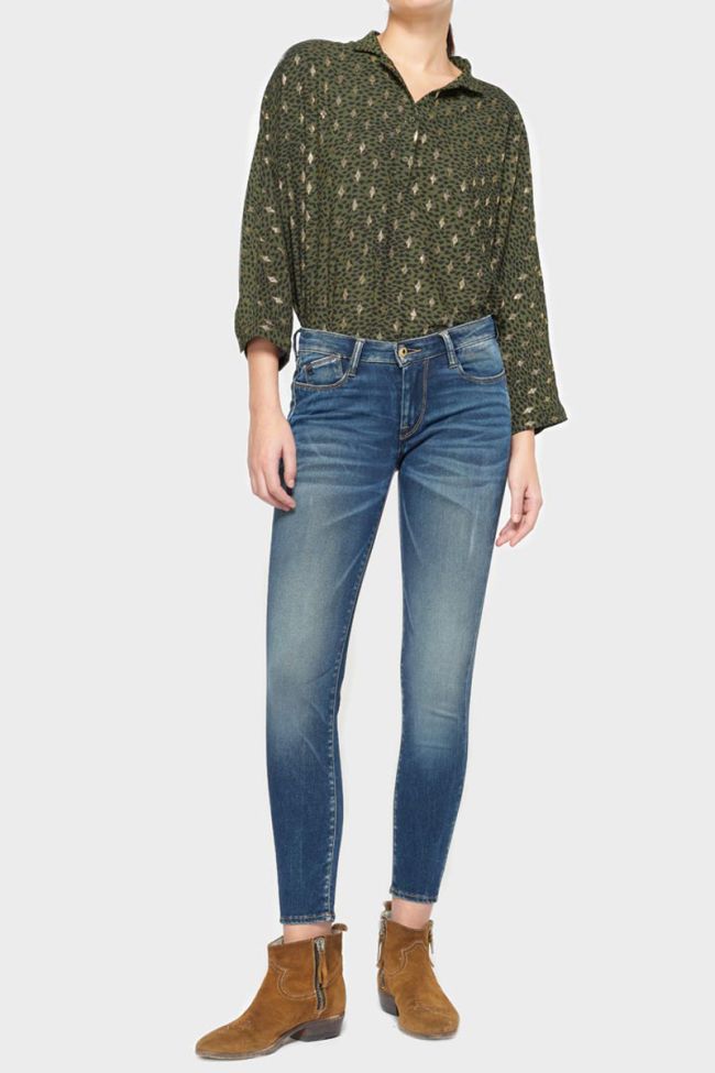 Jeans ultra power skinny Modi 7/8ème vintage bleu N°2