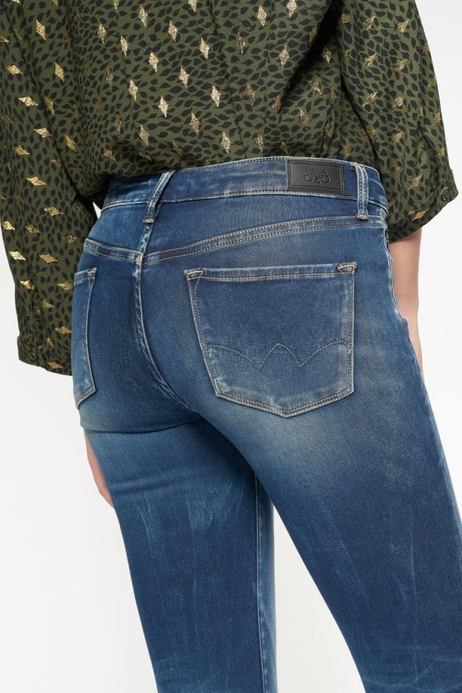 Jeans ultra power skinny Modi 7/8ème vintage bleu N°2