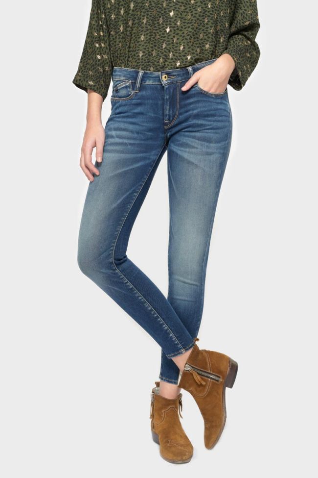 Jeans ultra power skinny Modi 7/8ème vintage bleu N°2