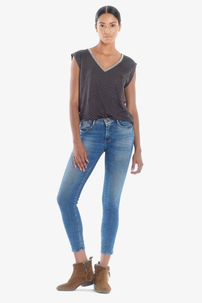 Power skinny 7/8ème jeans bleu N°3 