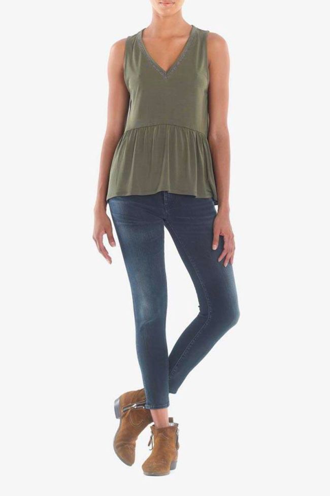  Power skinny 7/8ème jeans bleu-noir N°2 