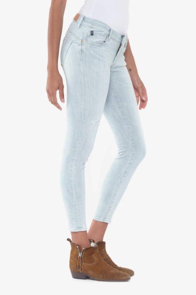 Pulp slim 7/8ème destroy jeans bleu N°5 