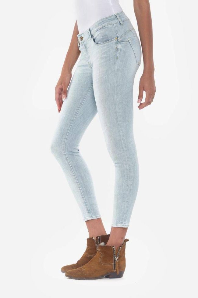 Pulp slim 7/8ème destroy jeans bleu N°5 