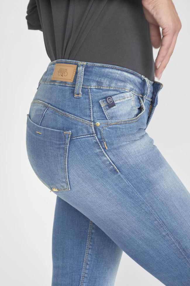 Jeans pulp slim 7/8ème bleu N°4