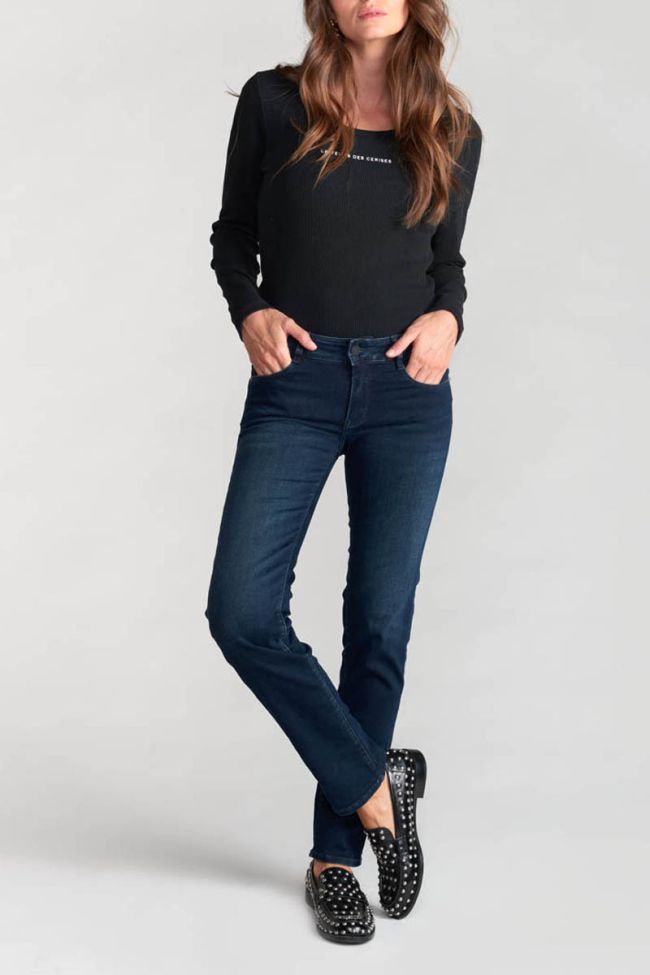 Jeans pulp regular Tiko bleu-noir N°2