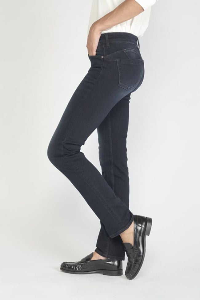Jeans pulp regular Tiko bleu-noir N°1
