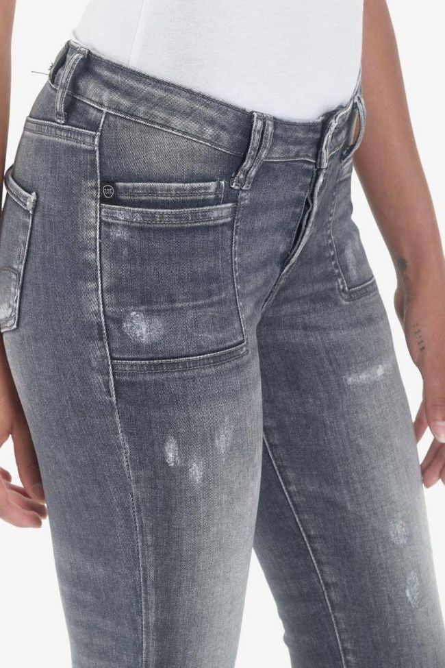 Scot power skinny 7/8 ème jeans destroy gris N°2