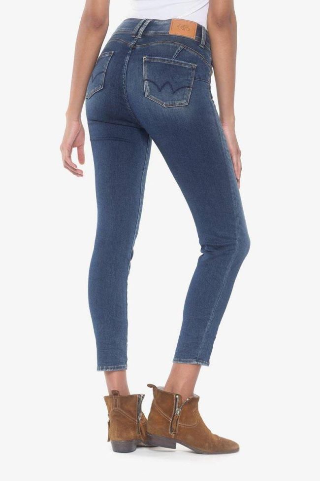 Via ultra pulp slim taille haute 7/8 ème jeans bleu-noir N°4 