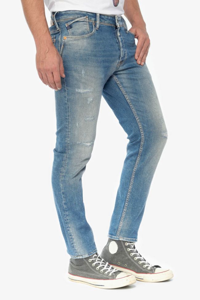 Iraun 600/17 adjusted jeans destroy bleu N°4