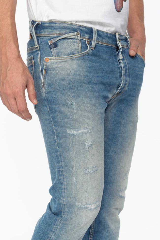 Iraun 600/17 adjusted jeans destroy bleu N°4