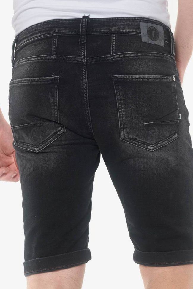 Bermuda Jogg Ed noir délavé