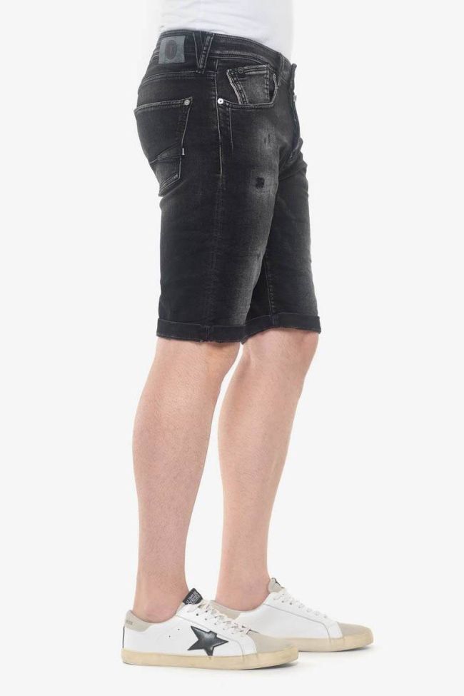 Bermuda Jogg Ed noir délavé