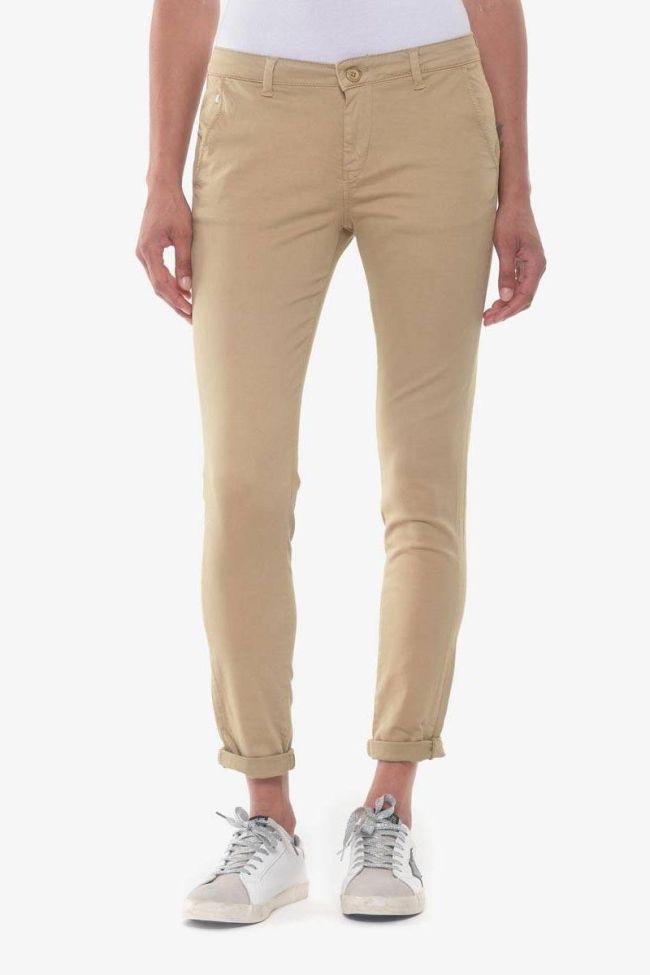 Pantalon chino Lidy8 beige