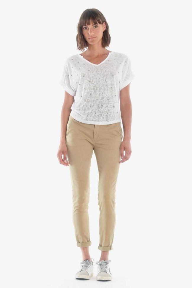 Pantalon chino Lidy8 beige