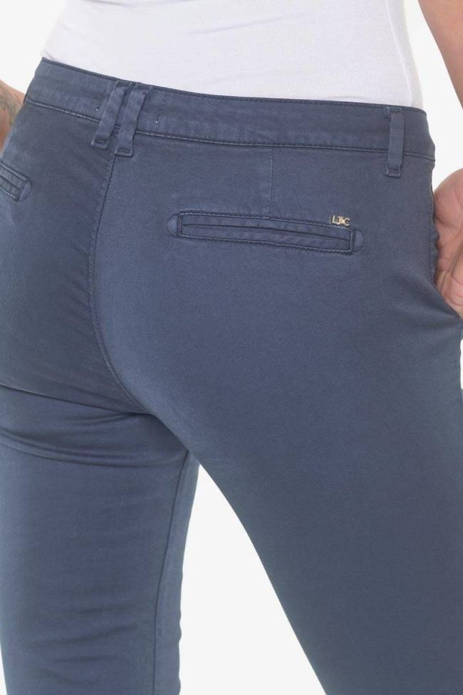Pantalon chino Lidy8 bleu marine