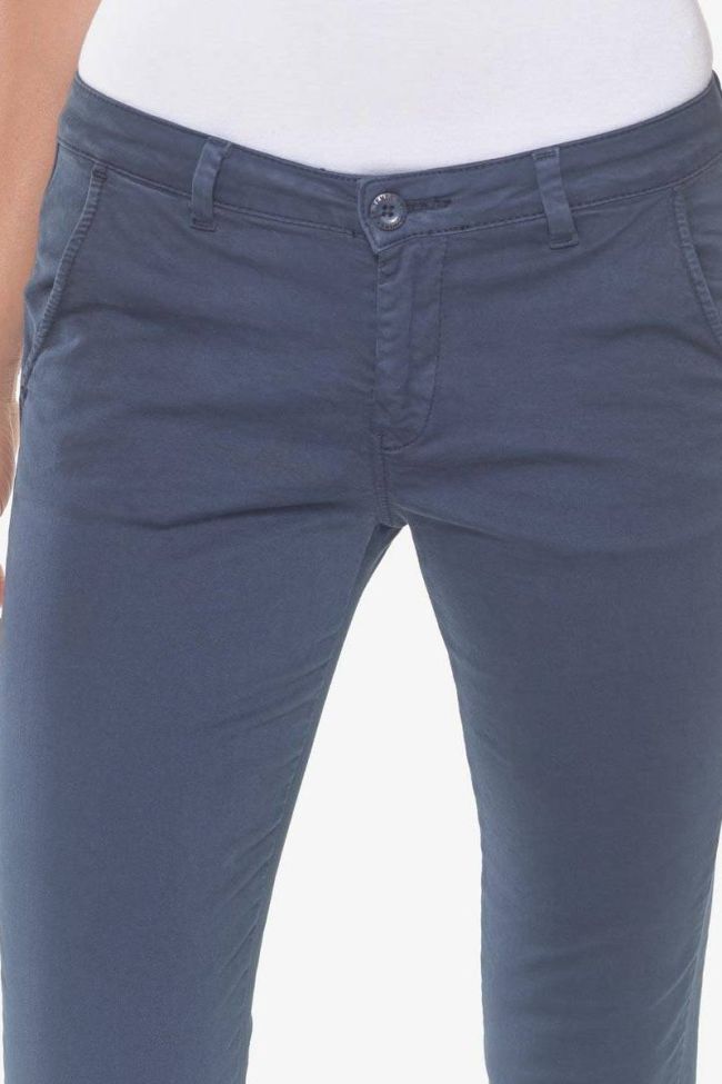 Pantalon chino Lidy8 bleu marine
