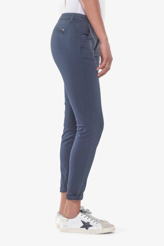 Pantalon chino Lidy8 bleu marine