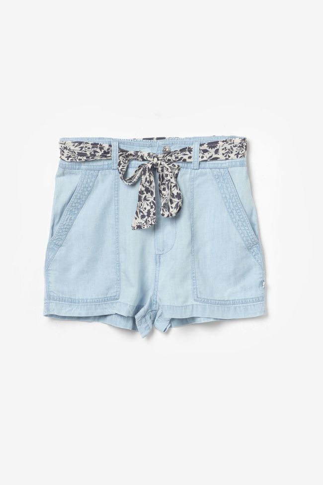 Short Britanygi en jeans bleu