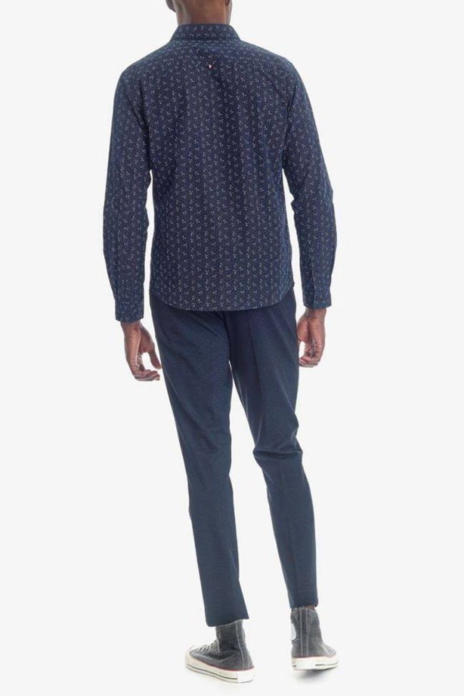 Pantalon Steny bleu-noir