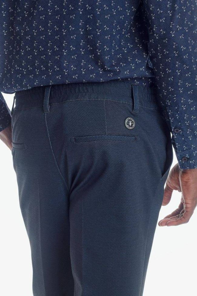 Pantalon Steny bleu-noir