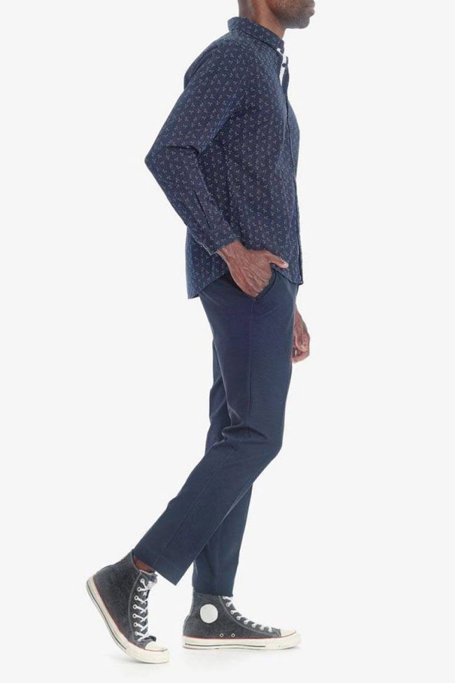 Pantalon Steny bleu-noir