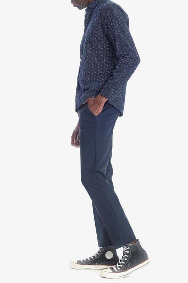 Pantalon Steny bleu-noir