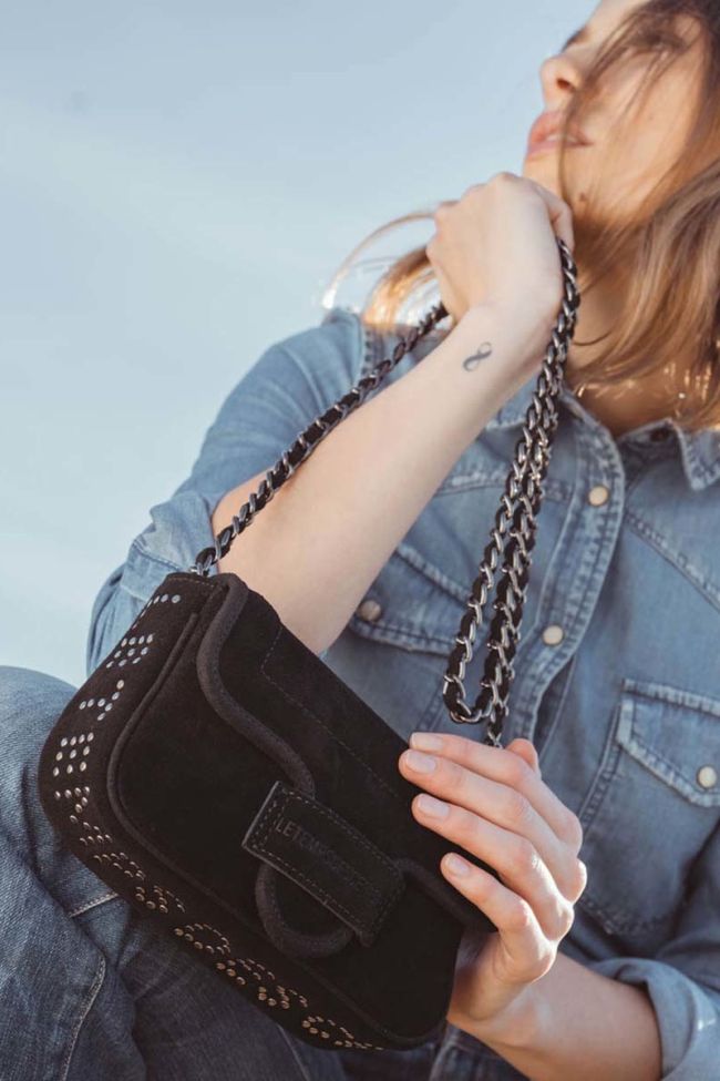 Sac Klelia en cuir noir
