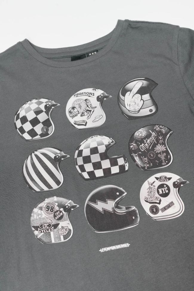 T-shirt Cantobo gris imprimé