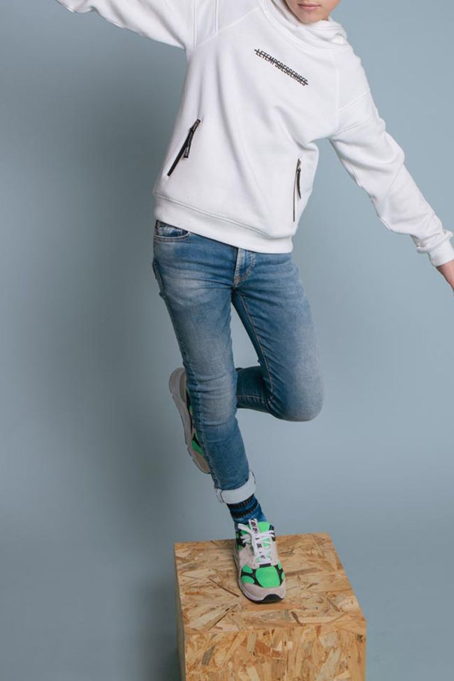 Sweat Michibo crème imprimé