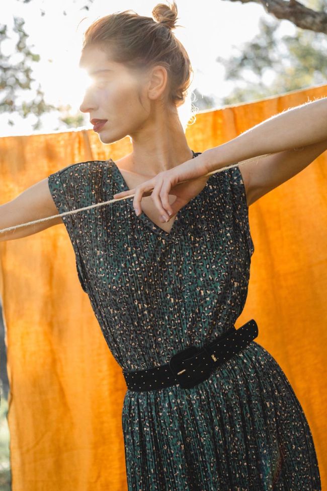 Ceinture Keth en daim noire 