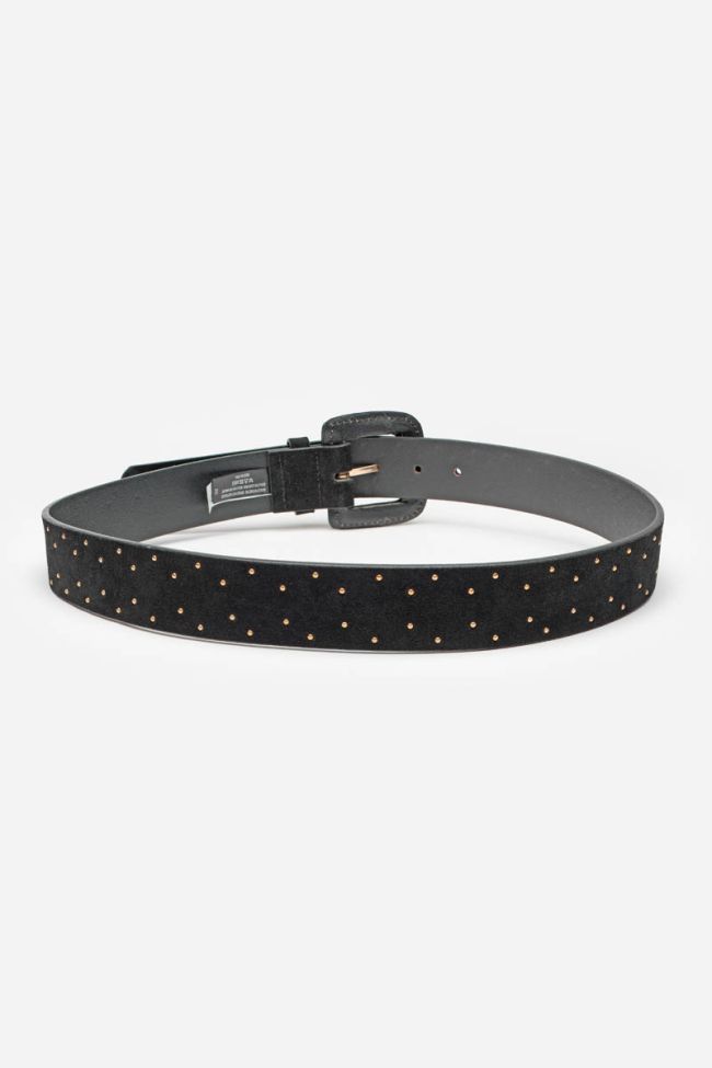 Ceinture Keth en daim noire 