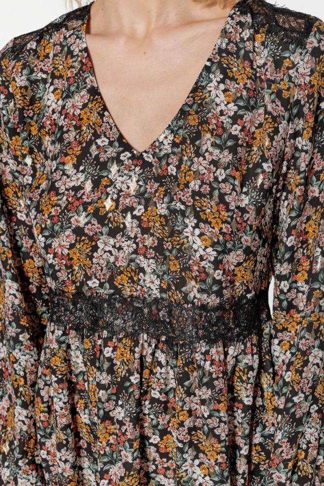 Robe Cetina à motif fleuri