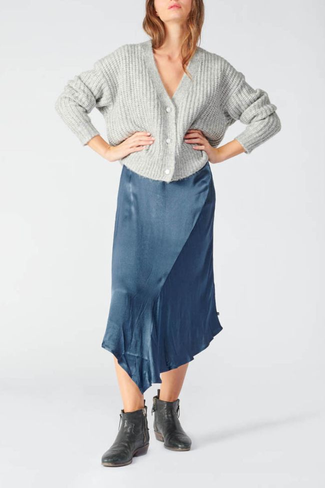 Cardigan Georgina gris chiné