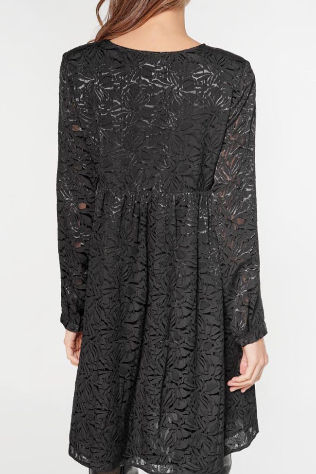 Robe Iron en jacquard noire
