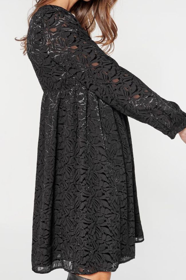 Robe Iron en jacquard noire