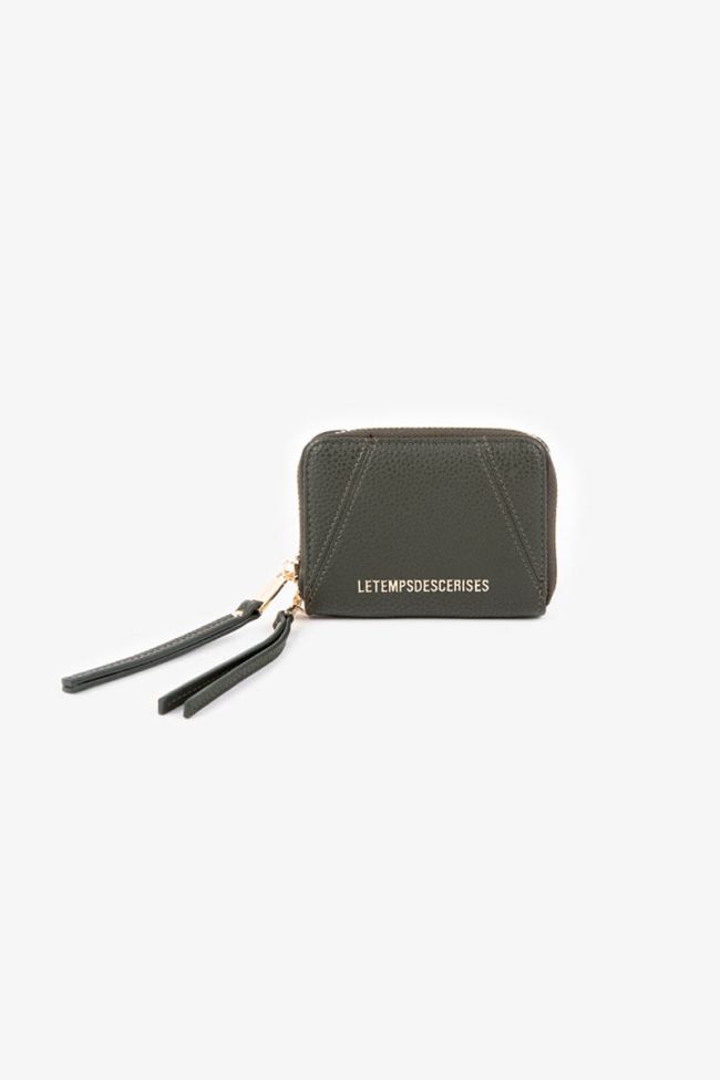 Mini portefeuille Kelta kaki vert