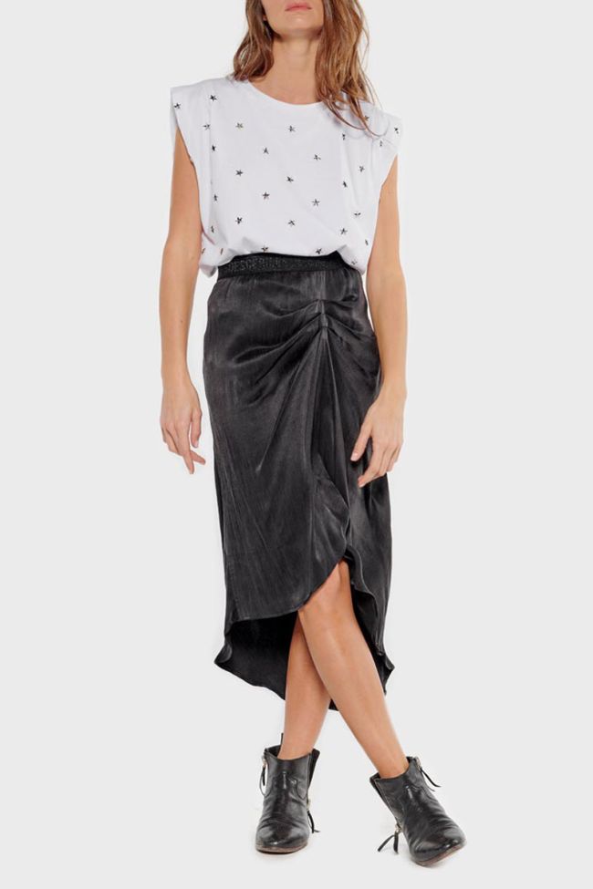 T-shirt Larm blanc à étoiles