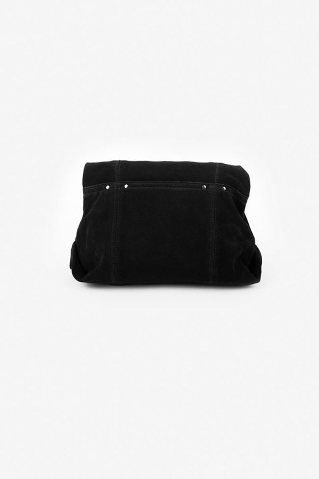 Sac Leter en cuir suède noir