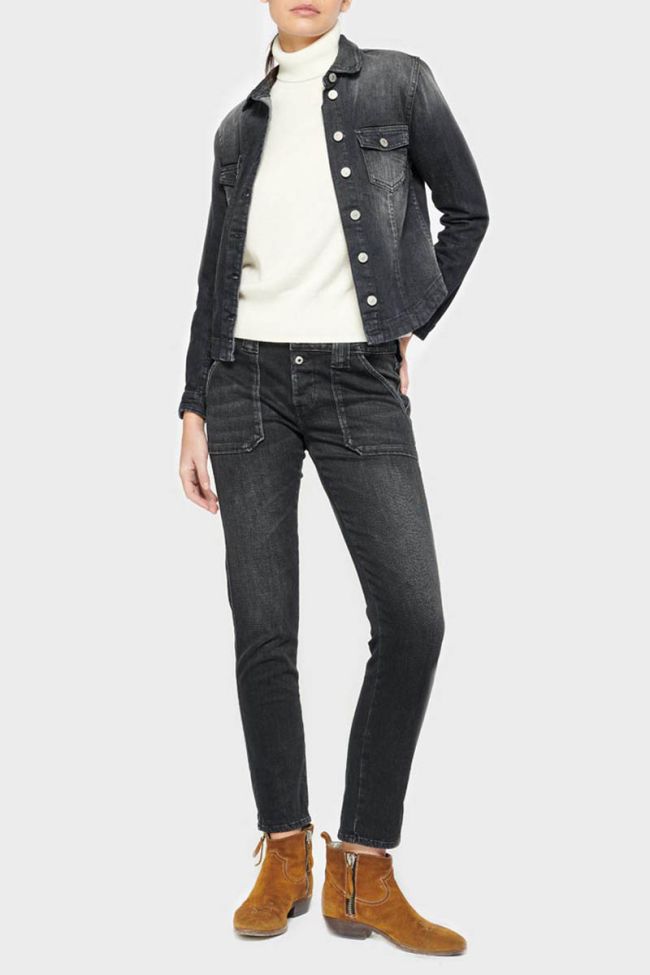 Veste Lilly en jeans noir