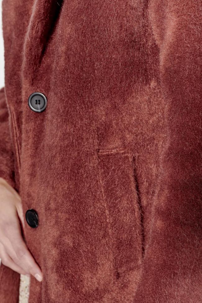 Manteau Lize vieux rose
