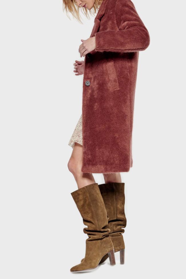 Manteau Lize vieux rose