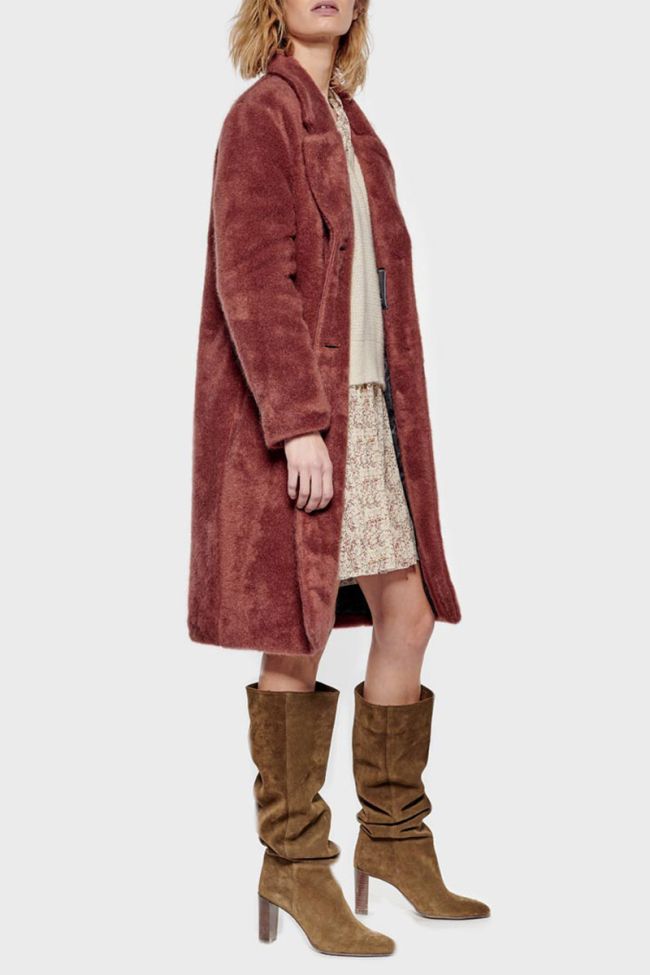 Manteau Lize vieux rose
